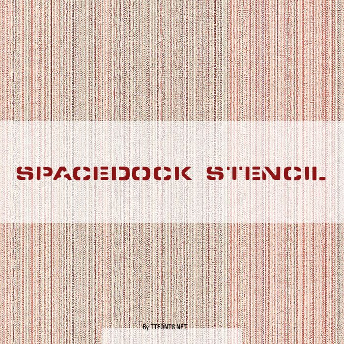 Spacedock Stencil example